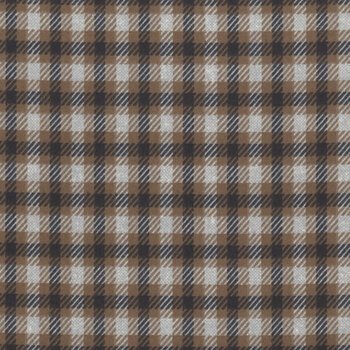 Farmhouse Flannels III 49273-14F Pewter by Primitive Gatherings for Moda Fabrics