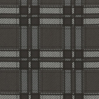 Farmhouse Flannels III 49278-15F Graphite by Primitive Gatherings for Moda Fabrics