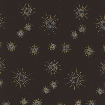 Shimmer 1844-15M Metallic Ebony by Zen Chic for Moda Fabrics