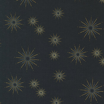 Shimmer 1844-15M Metallic Ebony by Zen Chic for Moda Fabrics