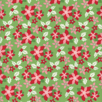 Kitty Christmas 31201-15 Holly by Urban Chiks for Moda Fabrics 