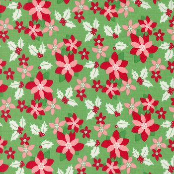 Kitty Christmas 31201-15 Holly by Urban Chiks for Moda Fabrics 