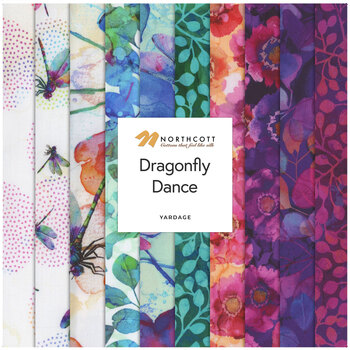 Dragonfly Dance  Yardage by Deborah Edwards and Melanie Samra for Northcott Fabrics