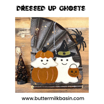 Dressed Up Ghosts Pattern