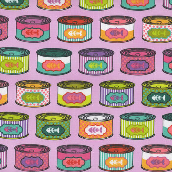  Tabby Road Deja Vu PWTP094 Electroberry by Tula Pink for FreeSpirit Fabrics