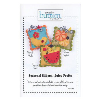 Seasonal Sliders - Juicy Fruits Pincushion Pattern