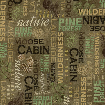 Nature's Landscapes DCX11832-BROWN by Michael Miller Fabrics