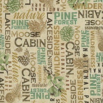 Nature's Landscapes DCX11832-TAN by Michael Miller Fabrics