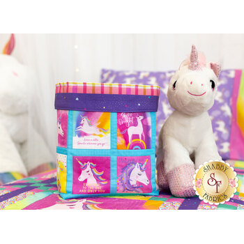 Fabric Basket Kit - Unicorn Love