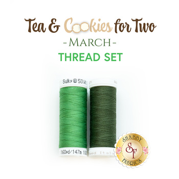 Tea & Cookies for Two - March - 2pc Thread Set