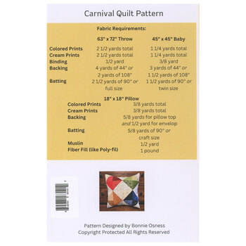 Carnival Quilt Pattern