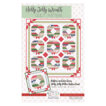 Holly Jolly Wreath Quilt Pattern