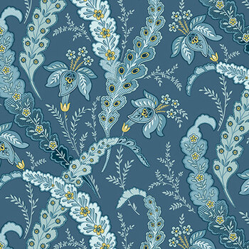 Belle Isle Quilt Fabric Paisley Sky 14923-14
