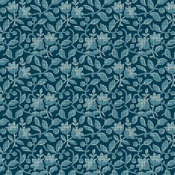 Beach House A-1168-B Blue Bougainvillea by Edyta Sitar for Andover Fabrics
