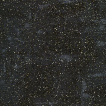 Christmas Splendor W7783-4G Black Gold from Hoffman Fabrics