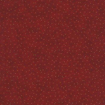 Christmas Splendor W7784-78G Scarlet Gold from Hoffman Fabrics