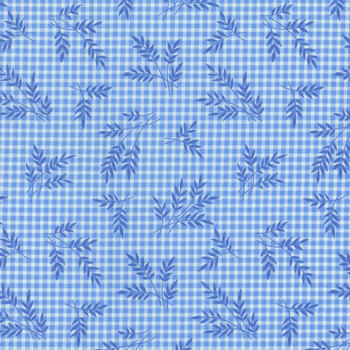 Plain and Simple A-001-B Wheat Gingham Cornflower by Andover Fabrics