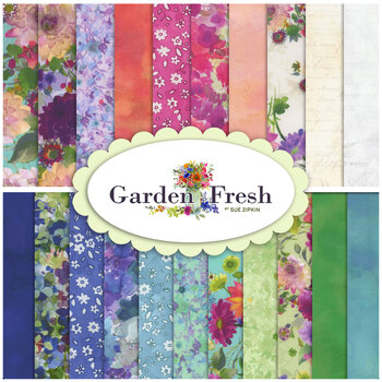 Garden Fresh  21 FQ + Panel Set by Sue Zipkin for Clothworks