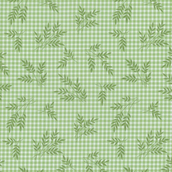 Plain and Simple A-001-G Wheat Gingham Pine by Andover Fabrics