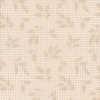 Plain and Simple A-001-L Wheat Gingham Ivory by Andover Fabrics