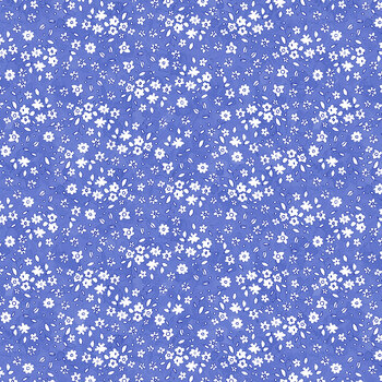 Garden Fresh Y4260-91 Light Royal Blue by Sue Zipkin for Clothworks