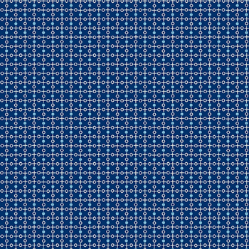 Plain and Simple A-006-B Tic Tac Toe Navy from Andover Fabrics