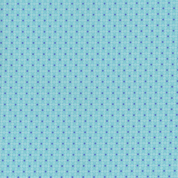 Plain and Simple A-006-T Tic Tac Toe Aqua by Andover Fabrics