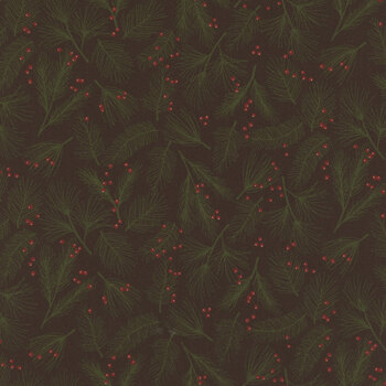 Tree Farm R170971D-Black by Pam Buda for Marcus Fabrics REM