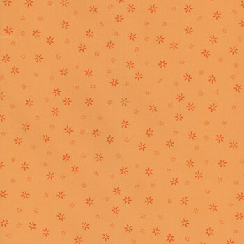 Plain and Simple A-008-O Blossoms Tangerine by Andover Fabrics