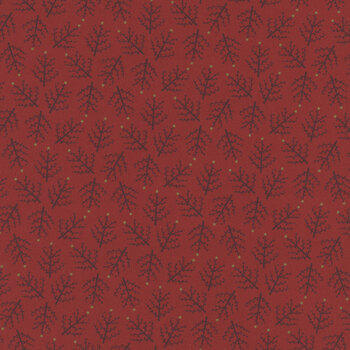 Tree Farm R170976D-Red by Pam Buda for Marcus Fabrics