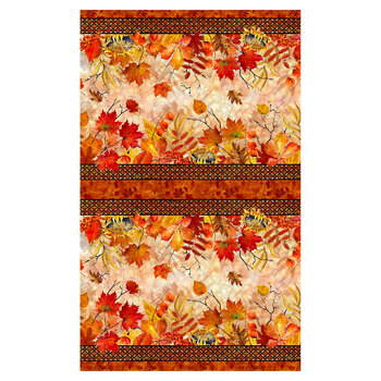 Autumn Celebration 1AUT-1 Multi Border by Jason Yenter for In the Beginning Fabrics