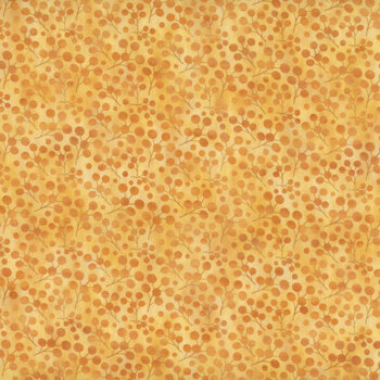 Autumn Celebration 9AUT-1 Gold Berries by Jason Yenter for In the Beginning Fabrics