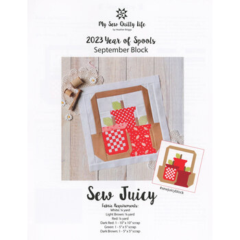 Sew Juicy - September Block - 2023 Year of Spools