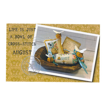 Life is Just a Bowl of Cross Stitch August Pattern