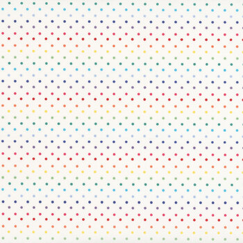 Swiss Dot C660-RAINBOW by Riley Blake Designs