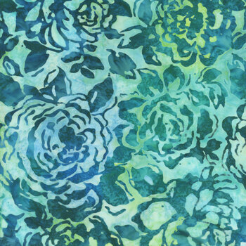 Azure Breeze - Artisan Batiks 22447-213 Teal by Lauren Wan for Robert Kaufman Fabrics