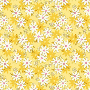 Nana Mae 8 1493-44 Yellow from Henry Glass Fabrics