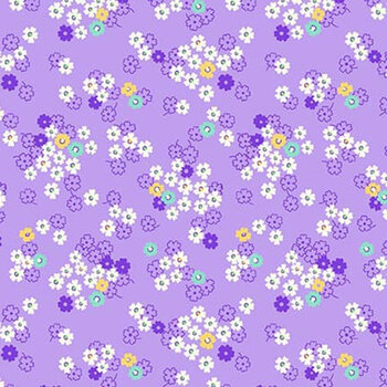 Nana Mae 8 1498-55 Purple from Henry Glass Fabrics