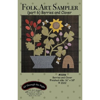Folk Art Sampler Pattern - Part 6 - Berries and Clover