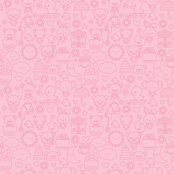 Bundle of Joy C15293 Tone-On-Tone Pink by Doodlebug Design for Riley Blake Designs