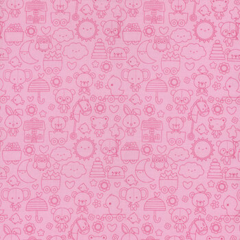 Bundle of Joy C15293-PINK by Doodlebug Design for Riley Blake Designs