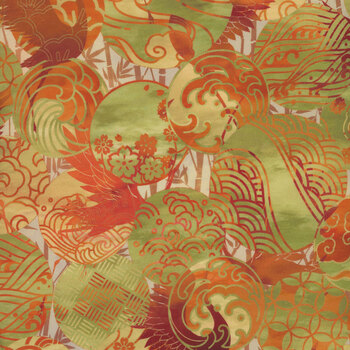 Oriental Gardens 3OG-1 by In the Beginning Fabrics