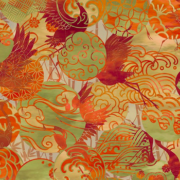 Oriental Gardens 3OG-1 by In the Beginning Fabrics