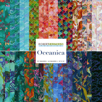 Oceanica  Ten Squares from Robert Kaufman Fabrics
