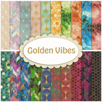Golden Vibes  20 FQ Set by Lara Skinner for Robert Kaufman Fabrics