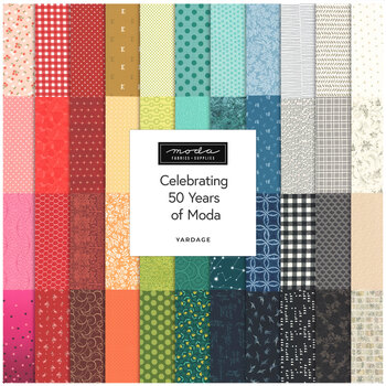 Celebrating 50 Years of Moda  Yardage by Moda Fabrics