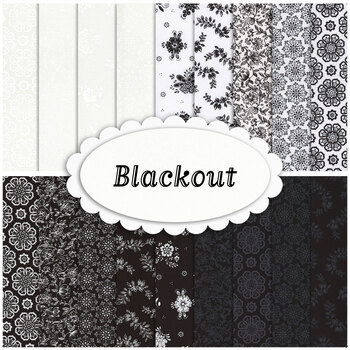 Blackout  18 FQ Set from Robert Kaufman Fabrics
