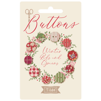 Creating Memories  10pc Button Pack - Winter from Tilda