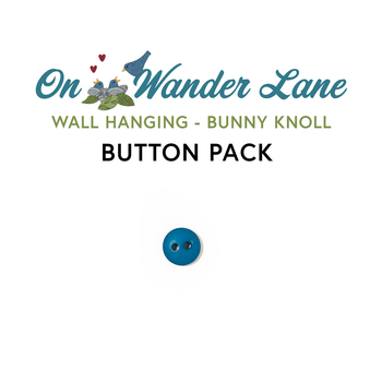 On Wander Lane Wall Hanging - Bunny Knoll - 1pc Button Pack