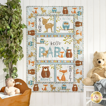  Winsome Critters Panel Quilt Kit